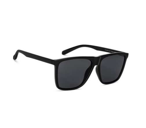 Vincent Chase by Lenskart Unisex Grey Lens & Black Sports Sunglasses with UV Protected Lens